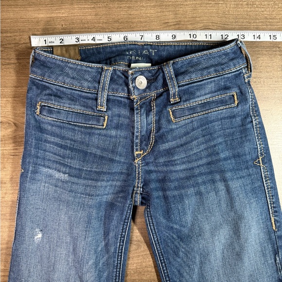 Ariat Denim Women’s Trousers Flare Leg Denim Jeans 25R - Picture 4 of 8
